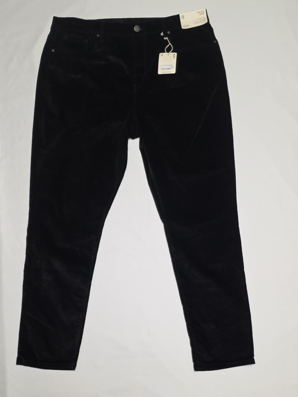 a.n.a Women Black Skinny Corduroy Pants